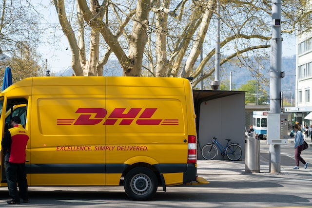 A delivery company ready to deliver products to customers.
