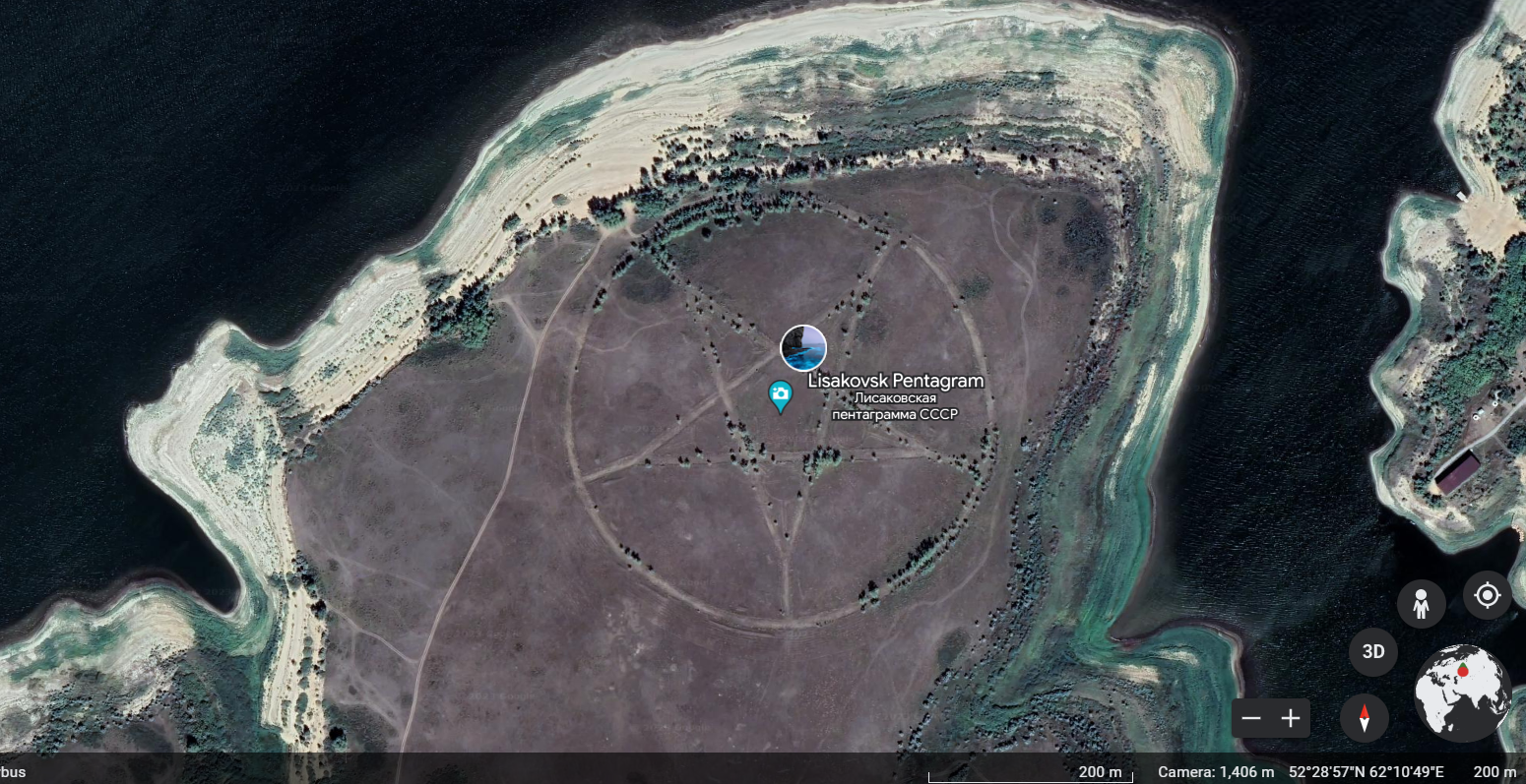 A 3D map of the globe.