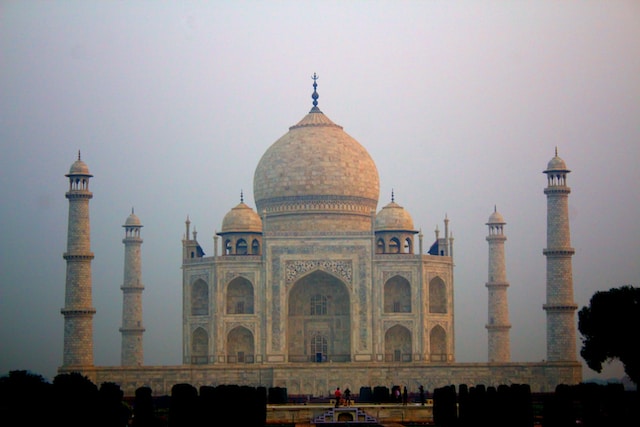 The Taj Mahal found in India.